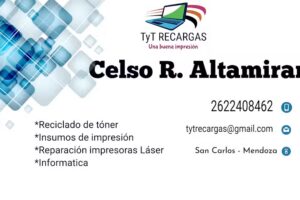 Tt recargas insumos informática reparación Pc